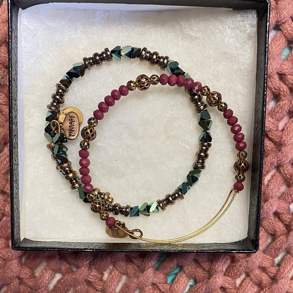 Alex and Ani Multicolor Beaded Bracelet